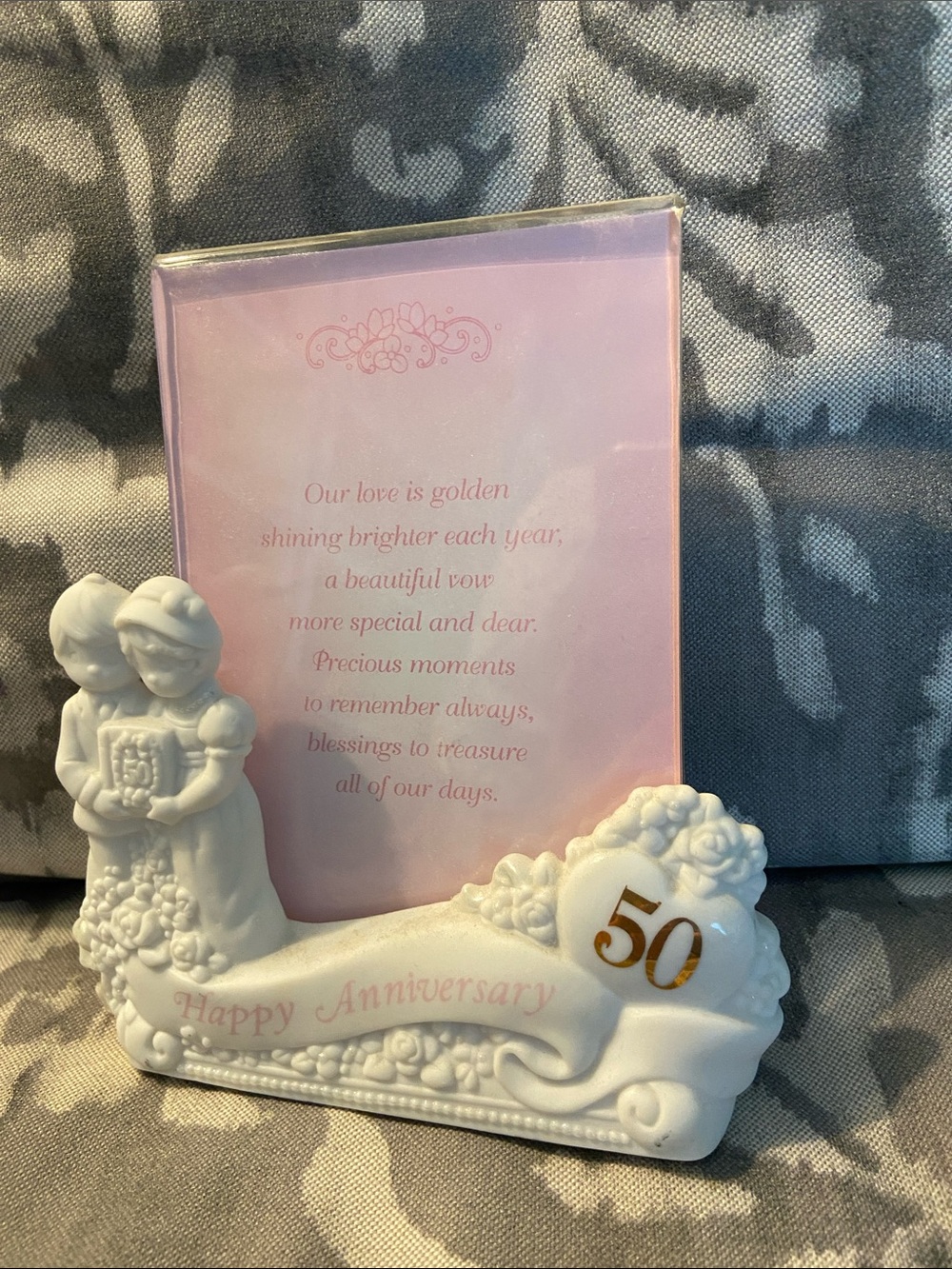 50th anniversary photo frame